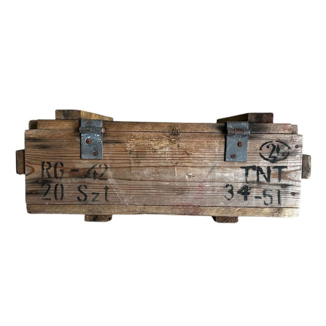 Soviet Wooden Explosive Ammo Box Crates - Image 7