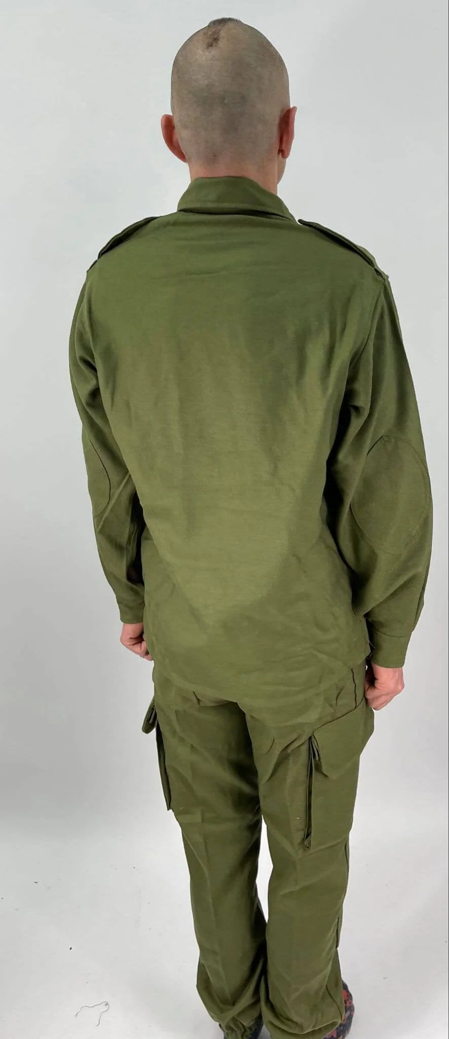 Spanish Military Wool Olive Bushcraft Trousers - Image 3