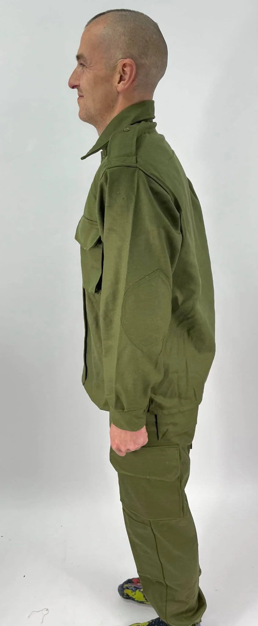 Spanish Military Wool Olive Bushcraft Trousers - Image 4