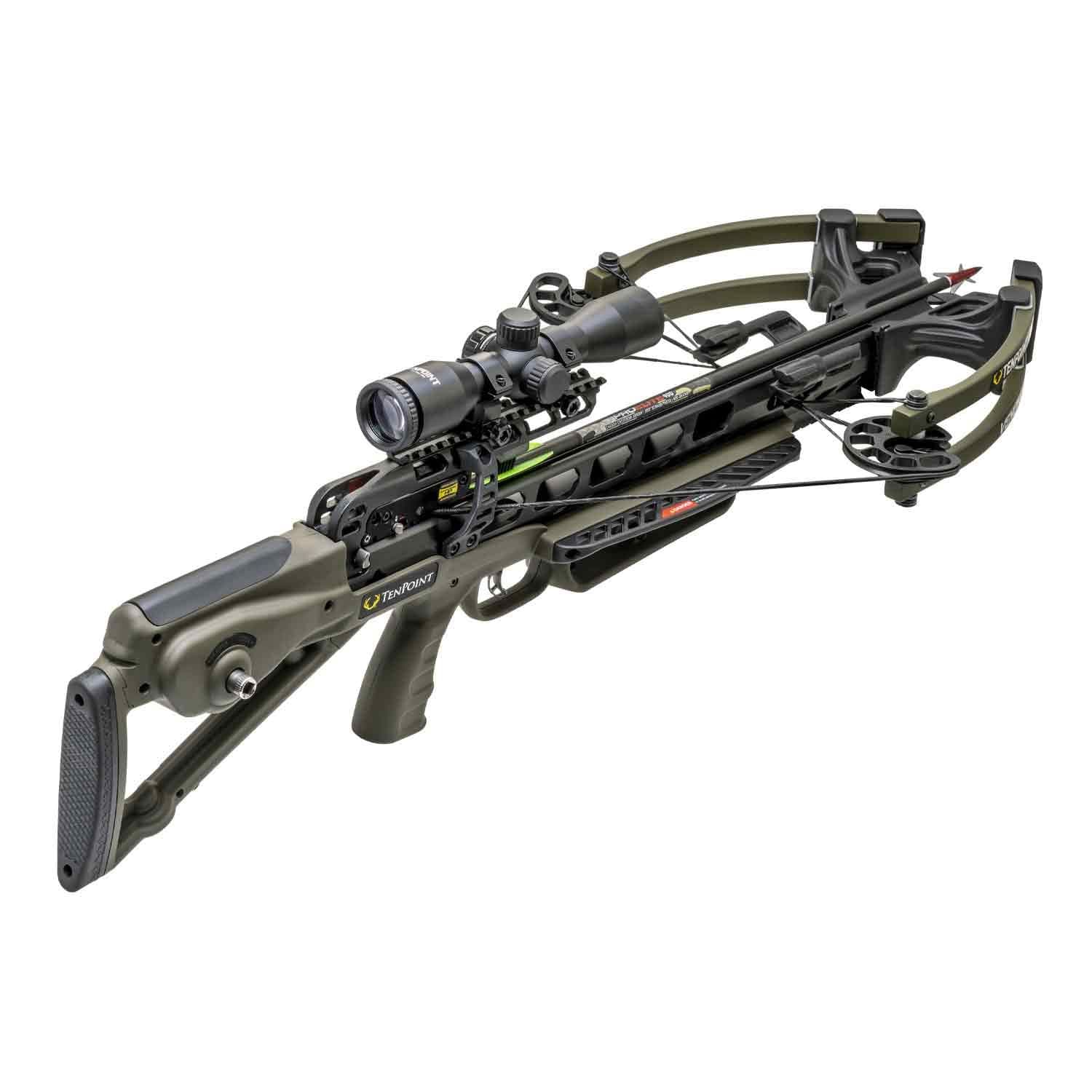 Tenpoint TurboX ACUSlide Compound Crossbow Rangefinder Package in Moss Green - Image 2