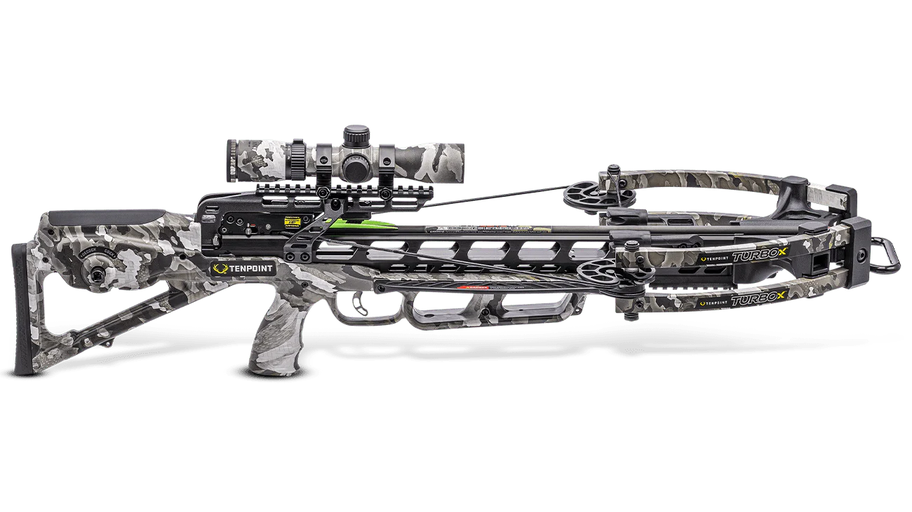 Tenpoint TurboX ACUSlide Compound Crossbow Rangefinder Package in Vektra Camo - Image 2