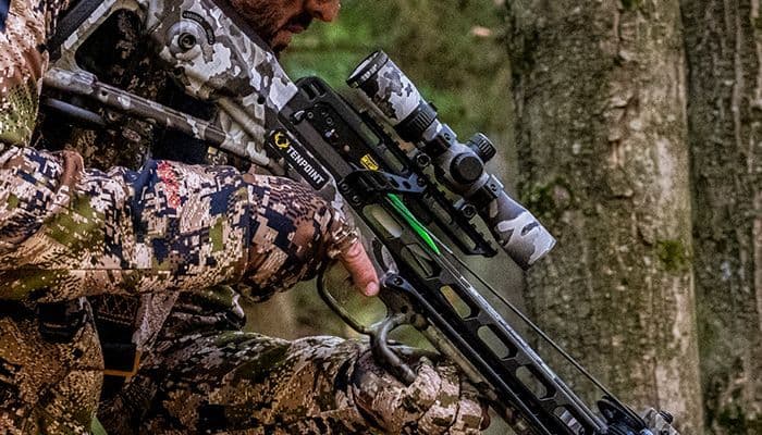 Tenpoint TurboX ACUSlide Compound Crossbow Rangefinder Package in Vektra Camo - Image 6