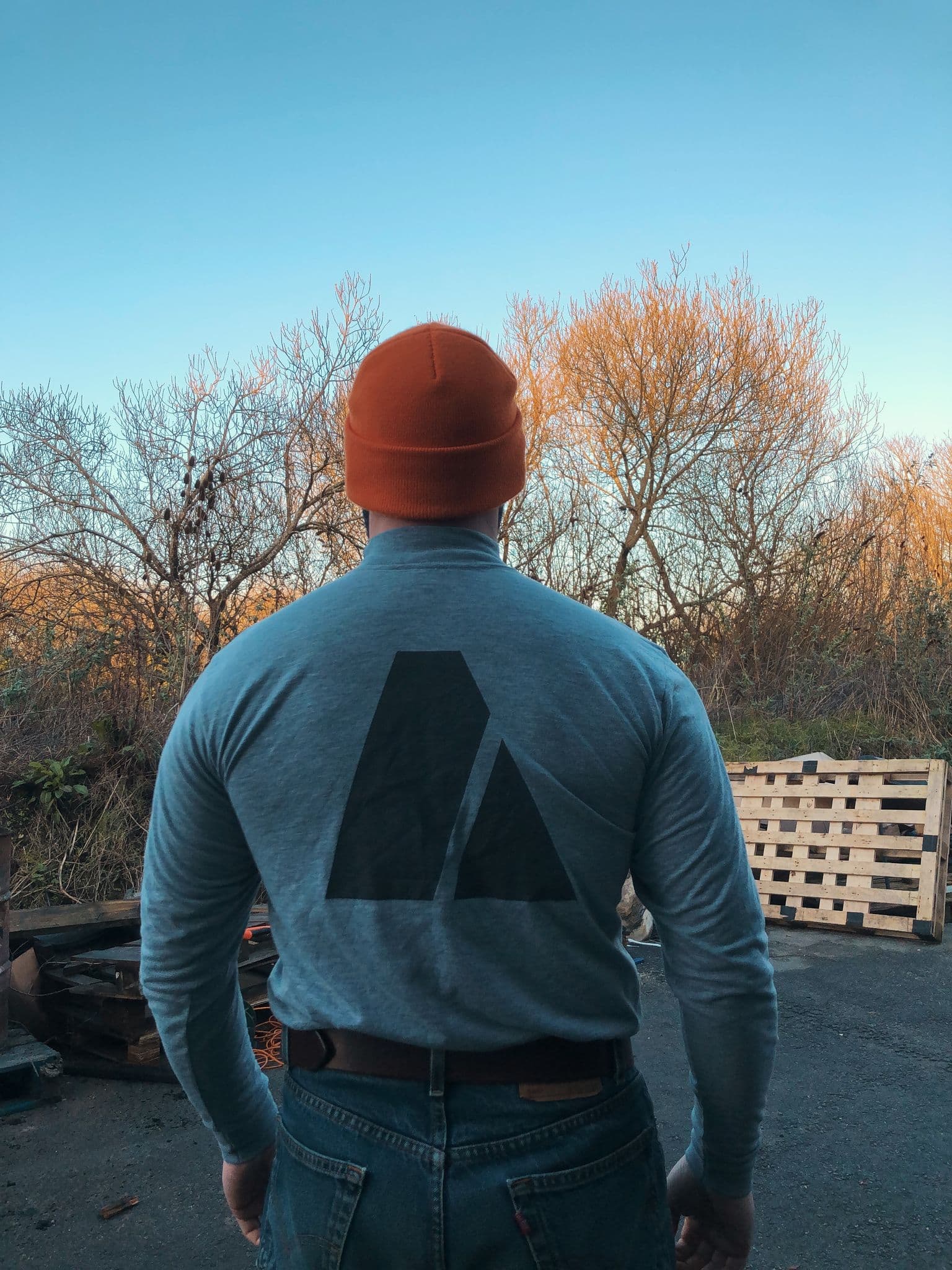 US Army Grey Long Sleeve Fitness T-Shirt - Image 5