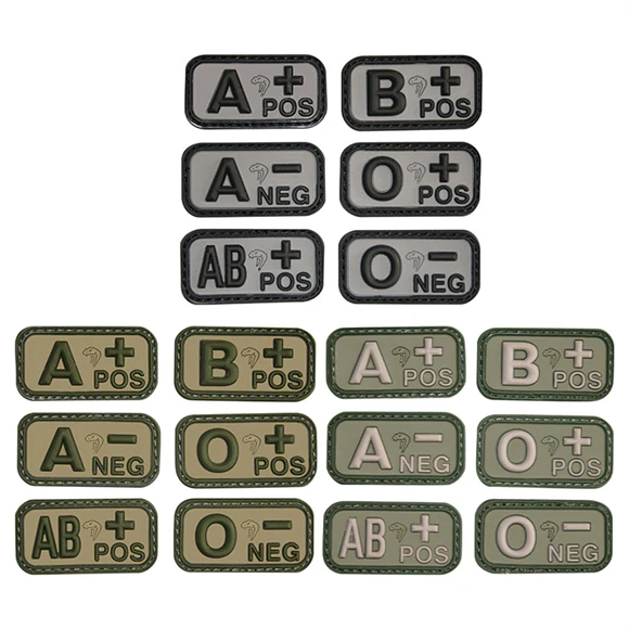 Viper Ab Positive Green Blood Group Patch - Image 2