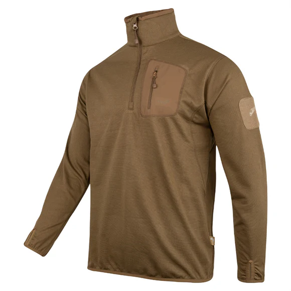 Viper Technical Mid Layer Fleece Top - Coyote - Image 3