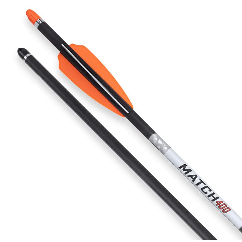 Wicked Ridge 20" Carbon Crossbow Bolts - Match 400 with Alpha-Nock HP .004"