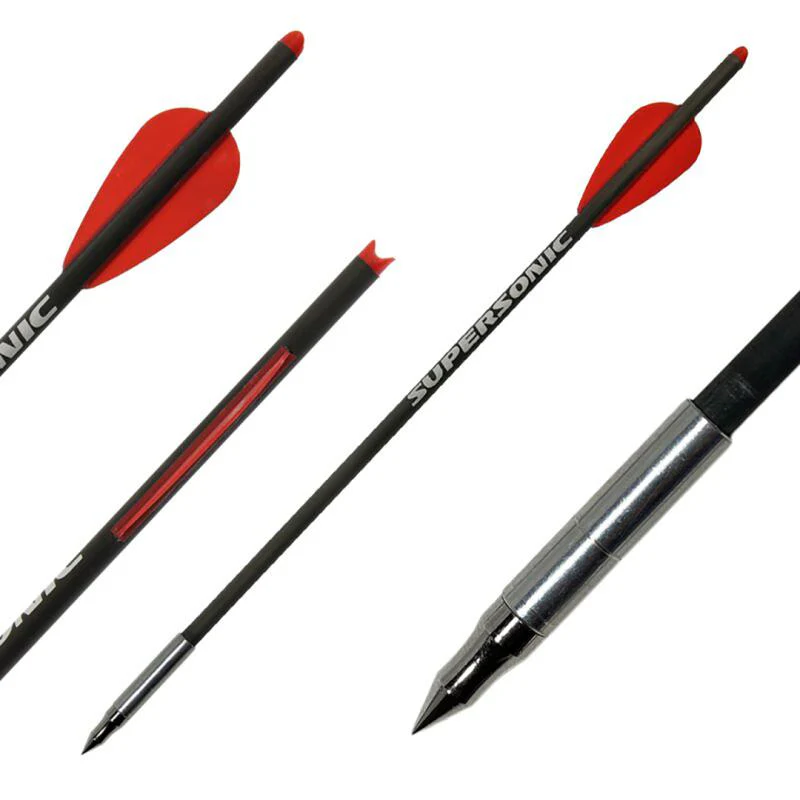 X-Bow Carbon Crossbow Bolts - FMA Supersonic REV Bodkin
